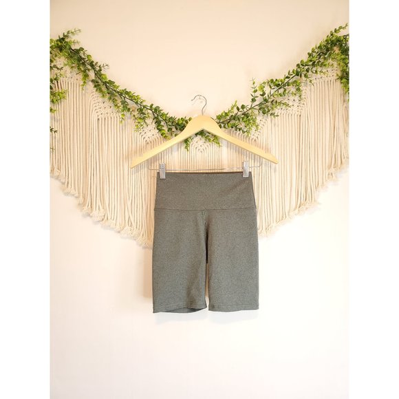 Aerie Green Biker Shorts - Picture 3 of 7